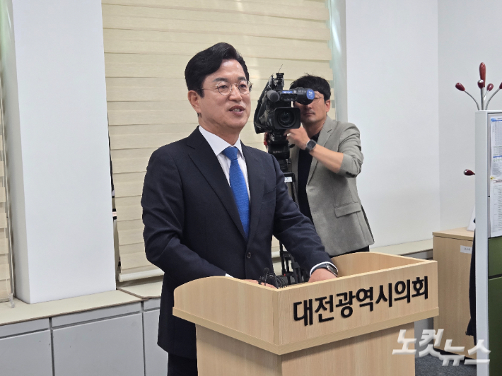더불어민주당 허태정 대전시장 후보. 고형석 기자