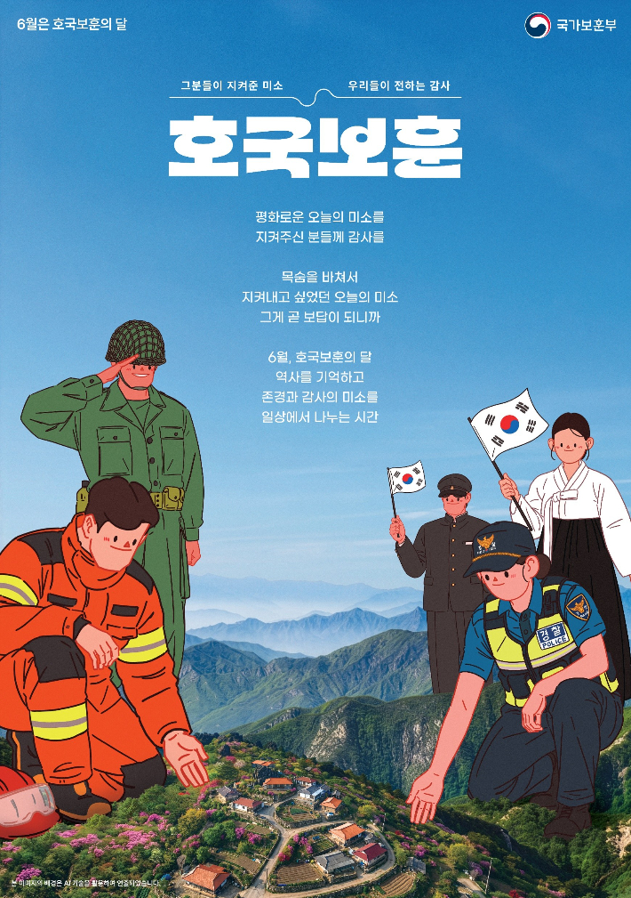 2026년도 호국보훈의 달 포스터 이미지. 광주지방보훈청 제공