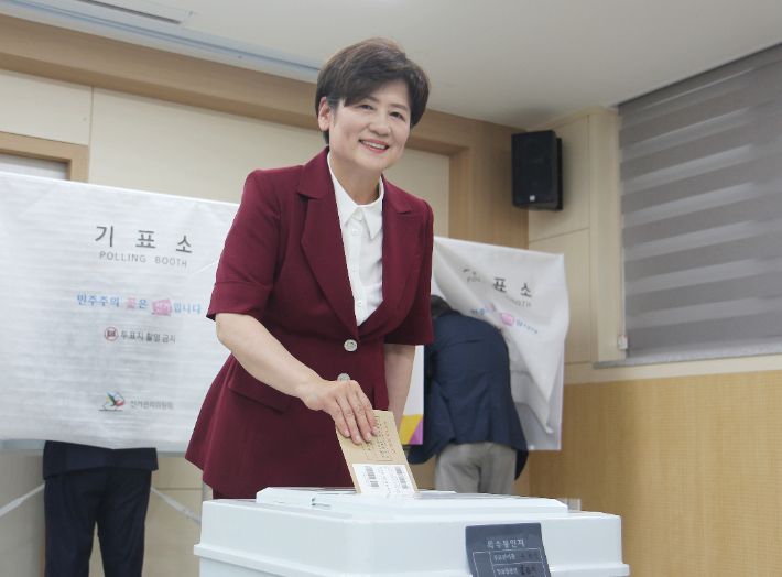 강은희 대구교육감 당선인. 연합뉴스