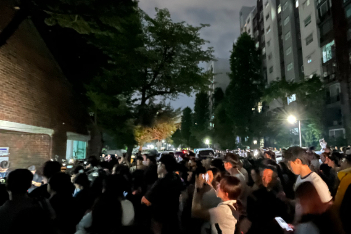 투표 용지 부족 사태를 겪은 서울 송파구 잠실7동 제2투표소. 독자 제공