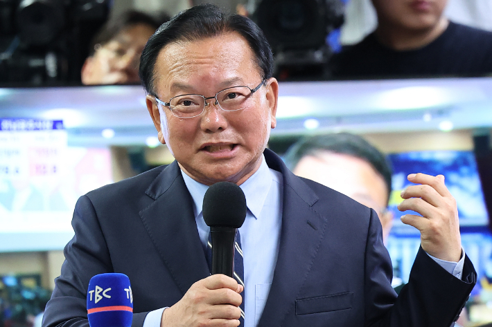 더불어민주당 김부겸 대구시장 후보. 연합뉴스
