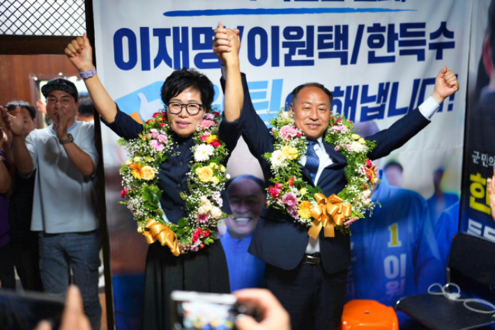 제9회 전국동시지방선거 전북 임실군수 선거에서 더불어민주당 한득수 후보가 당선됐다. 후보 측 제공