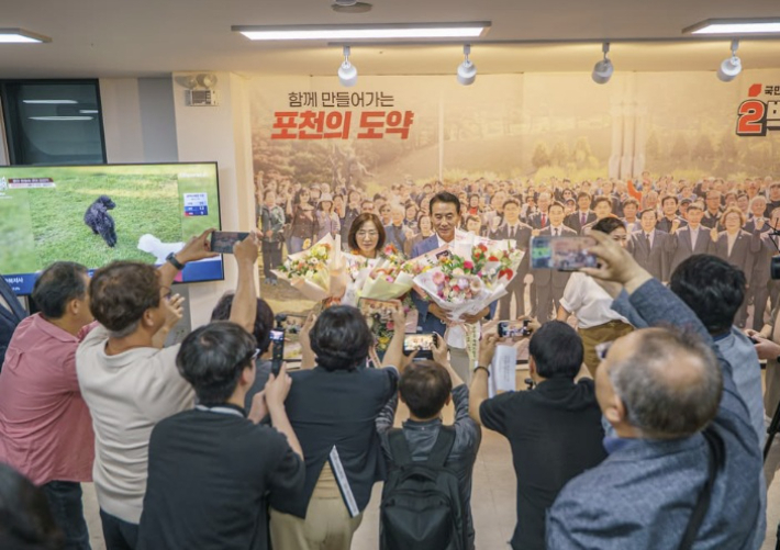 국민의힘 백영현 포천시장 당선인. 백 당선인 SNS 캡처