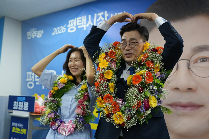 6·3 지방선거에서 경기 평택시장에 당선된 최원용 당선인. 최원용 캠프 제공