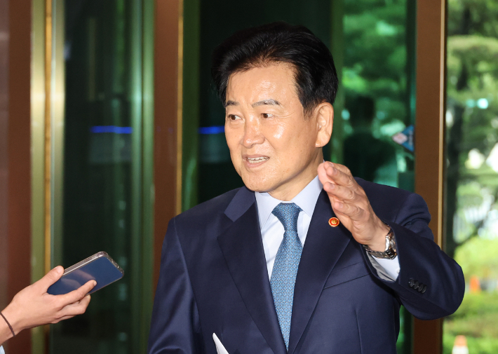 정동영 통일부 장관. 연합뉴스