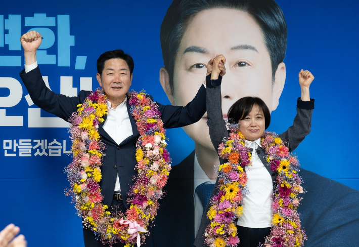경기 오산시장에 당선된 조용호 당선인. 조용호 캠프 제공