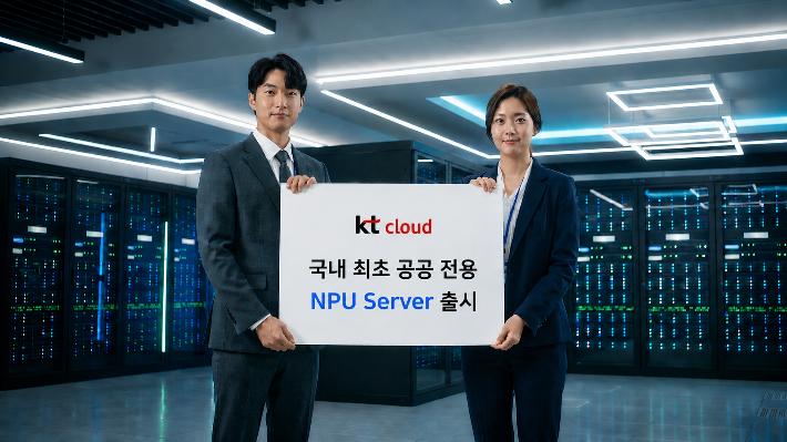kt cloud가 국내 클라우드 사업자 최초로 공공기관 전용 클라우드에 리벨리온의 차세대 신경망처리장치를 적용한 NPU Server 상품을 출시하고 국산 NPU 기반 공공 AI 인프라 확대에 나선다. kt cloud 제공