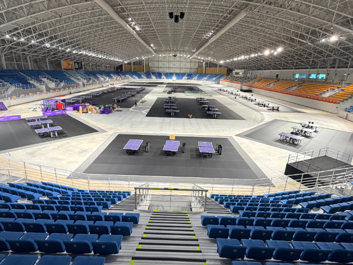 IOM 2026 강릉세계마스터즈탁구선수권대회가 열릴 경기장. 강릉시 제공