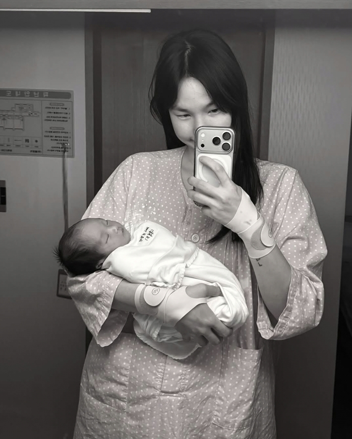 모델 진정선이 지난 5월 득녀했다. 진정선 인스타그램