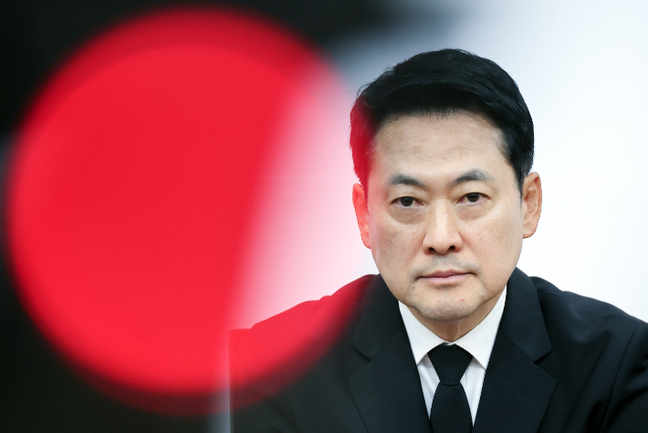 국민의힘 장동혁 대표가 6일 오전 국회에서 열린 긴급 최고위원회의에서 6·3 지방선거에서 불거진 투표용지 부족 사태와 관련해 발언하고 있다. 연합뉴스