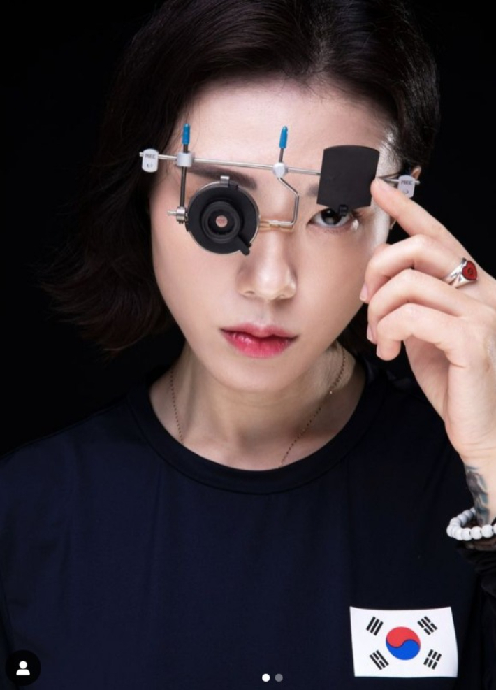 김예지. 소속사 플필 SNS 캡처