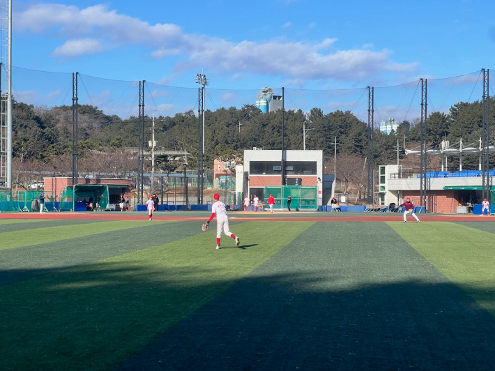 지난해 열린 U-12 전국 유소년 야구대회 경기 모습. 울진군 제공