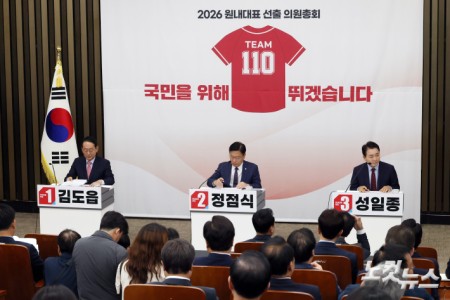 국민의힘 원내대표 선출 의원총회