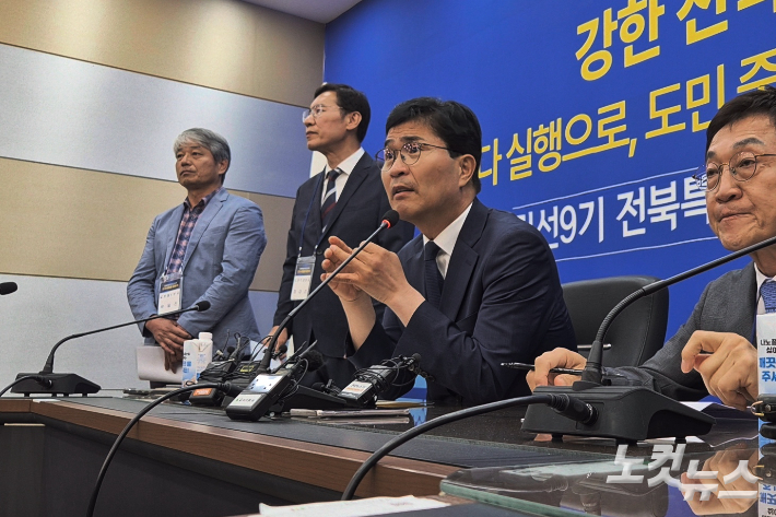 이원택 전북도지사 당선인. 송승민 기자