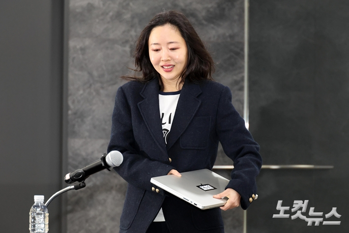 뉴진스를 제작한 어도어의 전 대표이사였던 민희진 오케이레코즈 대표. 박종민 기자