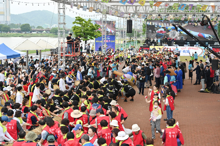 2025 태화강마두희축제 큰 줄당기기 모습. 중구청 제공