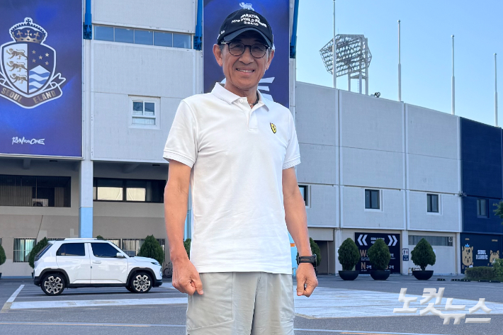 '70대 세계 1위 마라토너' 신행철 고수. 이우섭 기자