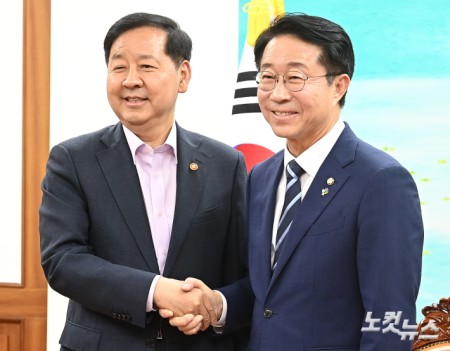 조정식 국회의장 찾은 구윤철 부총리