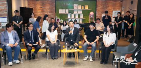 청년들 만난 오세훈 서울시장