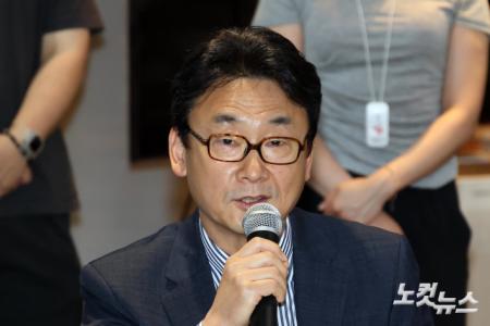 환영사 하는 박대영 링키지랩 대표
