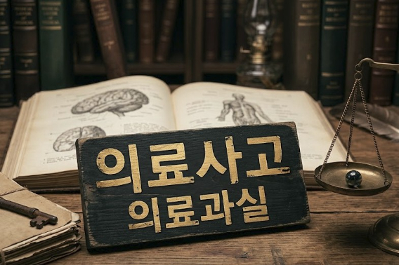 의료사고 및 의료과실. AI 생성 이미지 
