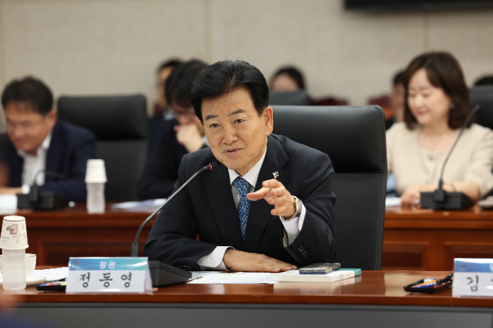 정동영 통일부 장관. 통일부 제공