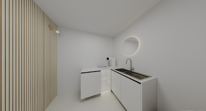 부산 해운대구가 해운대해수욕장에 올해 새롭게 조성한 가족형 수유실 모습. 부산 해운대구 제공