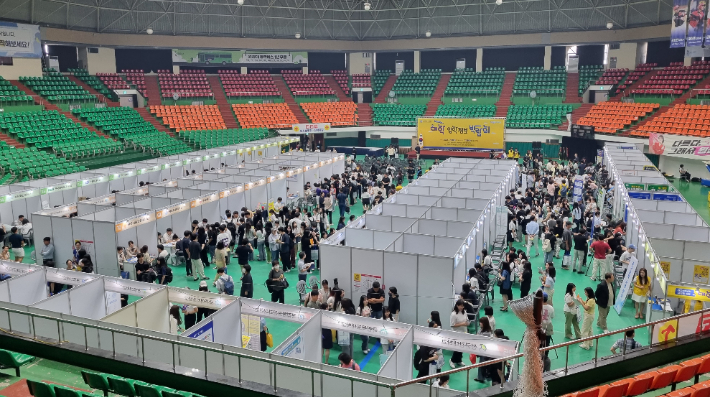 대학 입학정보 박람회. 전북교육청 제공