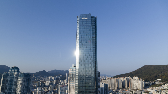 부산국제금융센터 전경