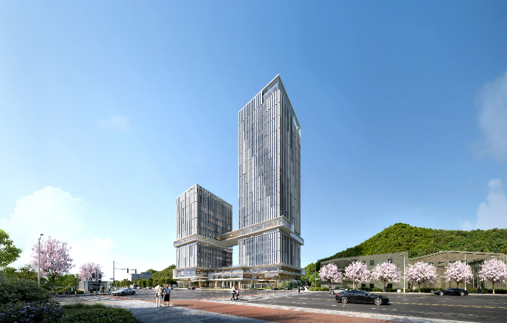 서부산 행정복합타운 조감도. 부산도시공사 제공