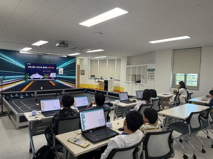 대구인공지능AI교육센터로 활용 중인 구 신당중학교. 대구교육청 제공  
