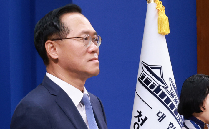 민정수석비서관 한찬식 김앤장법률사무소 변호사. 연합뉴스