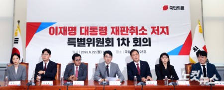 발언하는 주진우 국힘 李대통령 재판취소 저지 특위 위원장