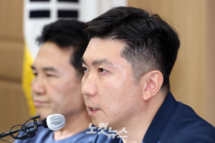 대한체육회 유승민 회장. 박종민 기자 