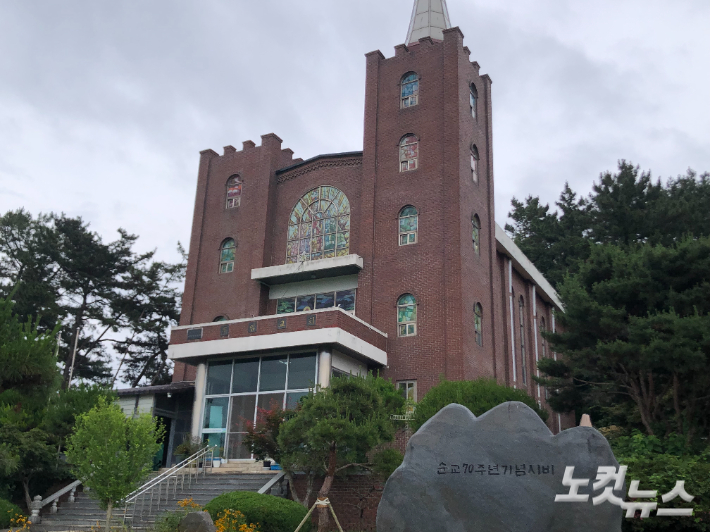 전북 정읍시 소성면 애당리에 위치한 두암교회. 6·25전쟁 당시 이곳 성도 23명이 순교했다. 장세인 기자
