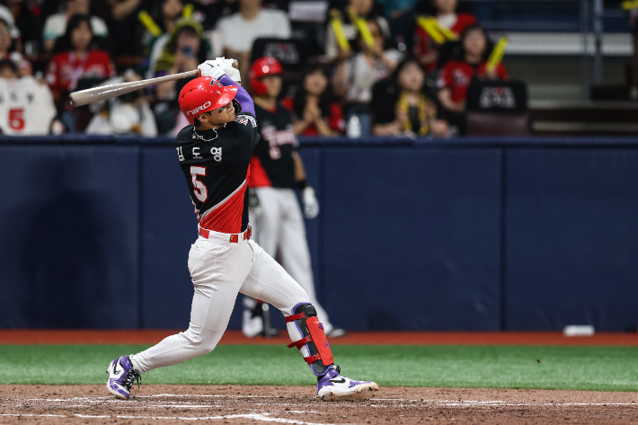 25일 키움과 원정에서 홈런을 날린 KIA 김도영. KIA 타이거즈 