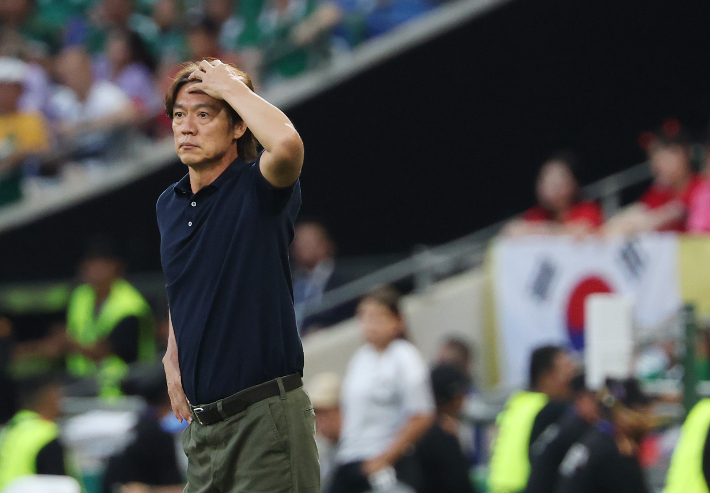 홍명보 축구대표팀 감독. 연합뉴스