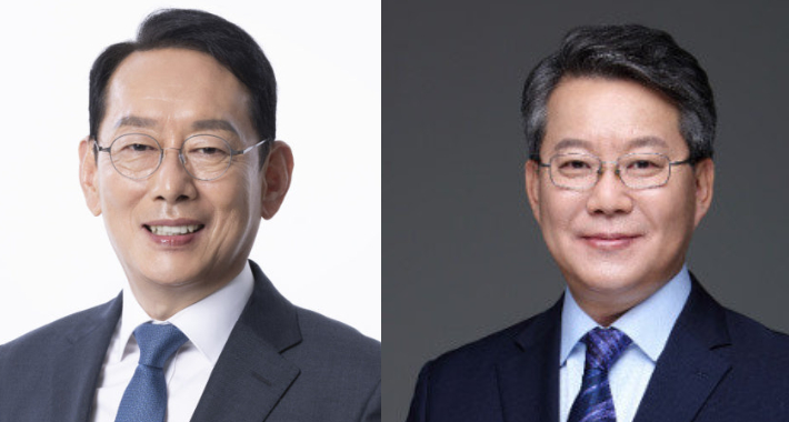 국민의힘 4선 김도읍 의원(왼쪽)과 더불어민주당 변성완 부산시당 위원장이 차기 총선에서 리턴매치 할 것으로 전망된다. 각 정당 제공