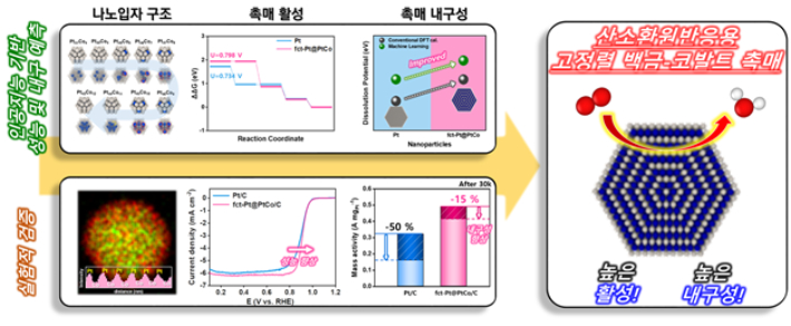 인공지능 예측 기반 고활성·고내구 연료전지 촉매 설계. 한국연구재단 제공