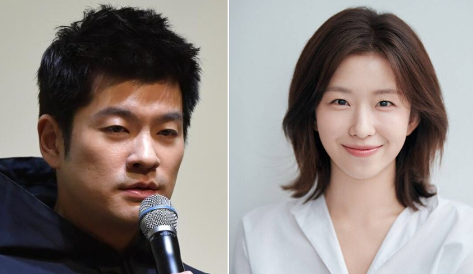 가수 장기하(왼쪽)와 배우 윤가이. 박종민 기자·위엔터테인먼트 제공