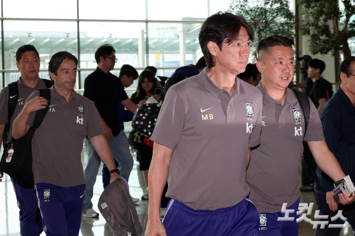 출국하는 홍명보호. 박종민 기자