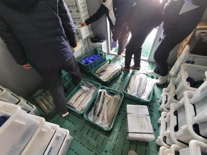 중국산 냉동 민물장어. 국립수산물품질관리원 제공