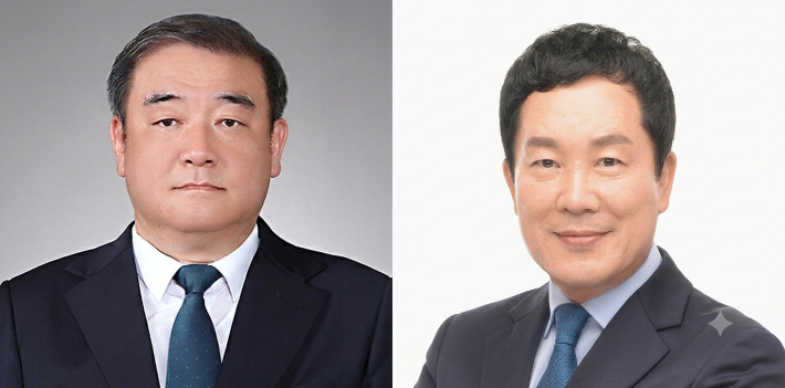 (왼쪽부터) 정경원 정무특보, 홍순헌 정책협치특보. 전재수 당선인 측 제공