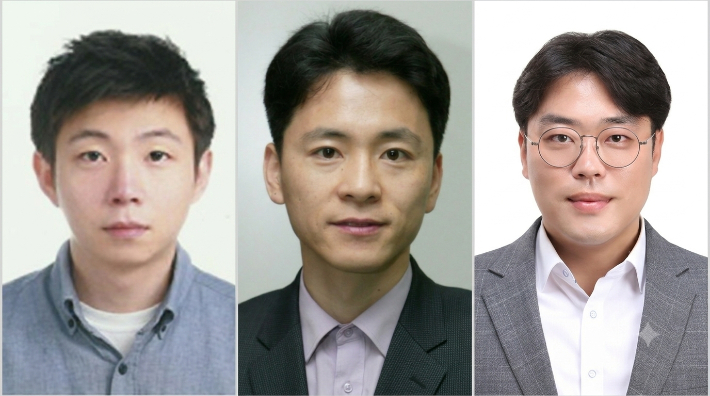 (왼쪽부터) 정주영 정책수석보좌관, 박석호 정문수석보좌관, 반선호 대외협력보좌관. 전재수 당선인측 제공