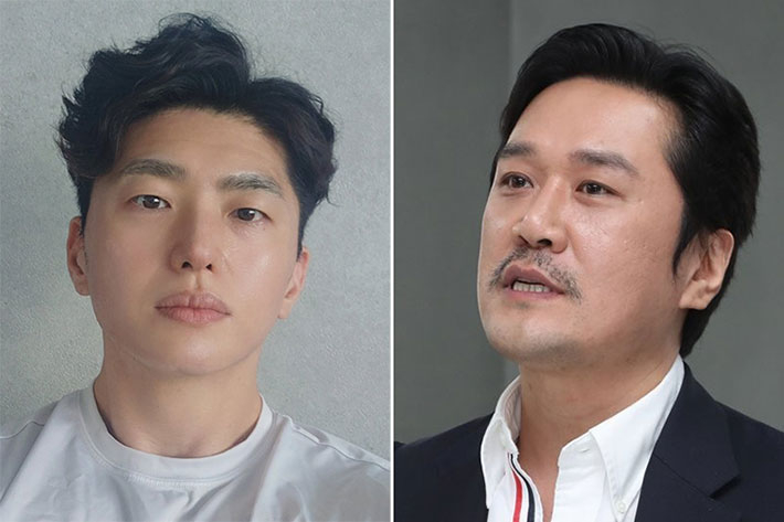 좌측부터 소재원 작가, JK김동욱. 소재원 작가 SNS 캡처·연합뉴스