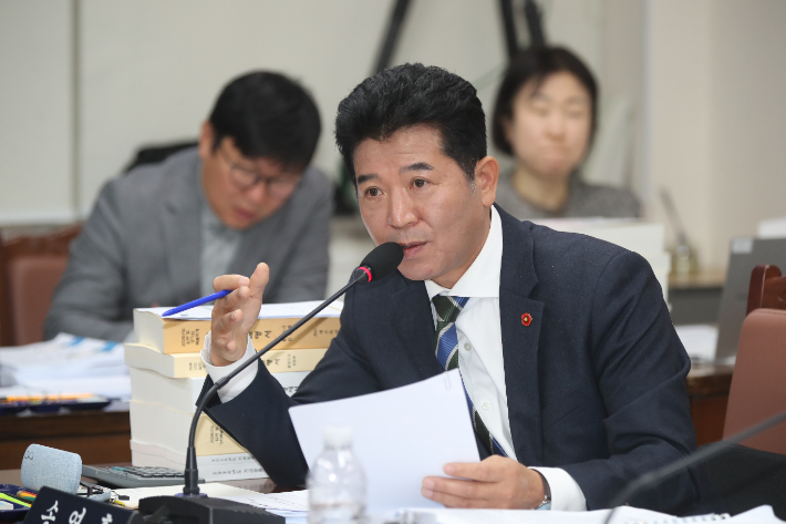 의장 후보로 선출된 송영훈 의원. 제주도의회 제공