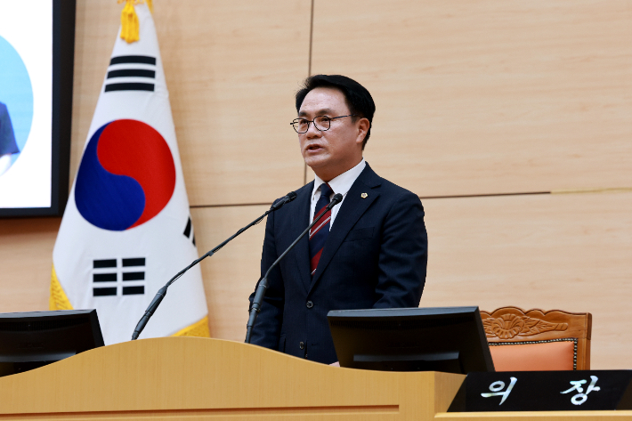 전남광주통합특별시의회 송형곤 의장. 전남광주통합특별시의회 제공