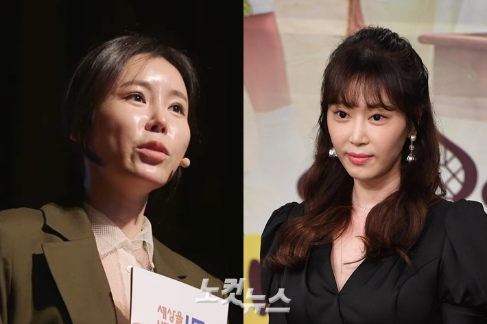 왼쪽부터 고 이주희, 강예원. 세바시 제공/황진환 기자