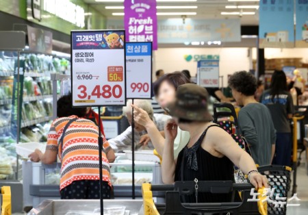 대형마트 여름 할인전 찾은 시민들