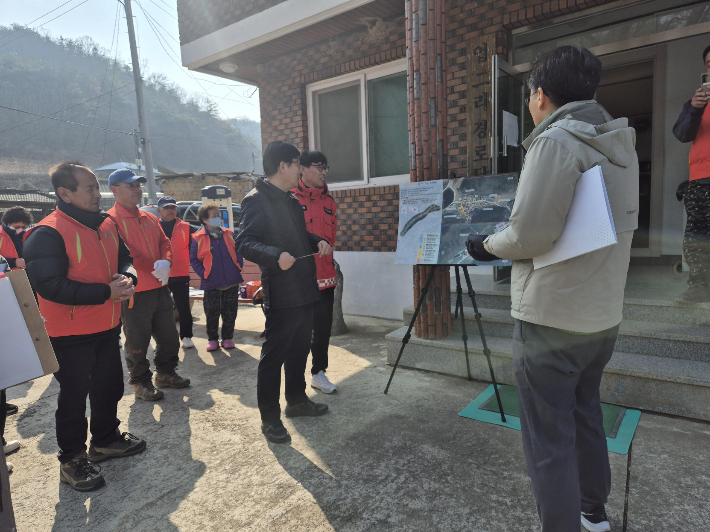 지방시대위원회가 현장 평가를 실시하고 있다. 경북도 제공